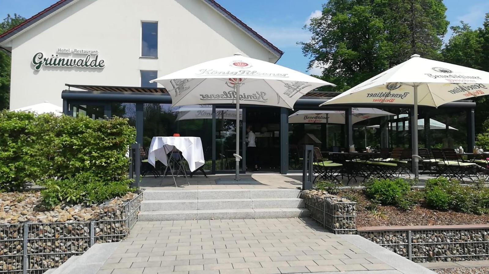 Hotel Gruenwalde Lichtenau/Westfalen Eksteriør billede
